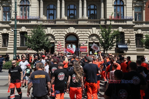 Protest ratowników medycznych