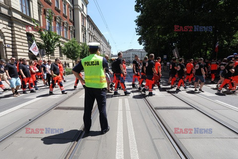 Protest ratowników medycznych