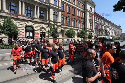 Protest ratowników medycznych