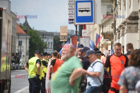 Protest ratowników medycznych