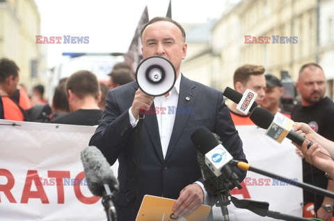 Protest ratowników medycznych