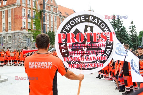 Protest ratowników medycznych