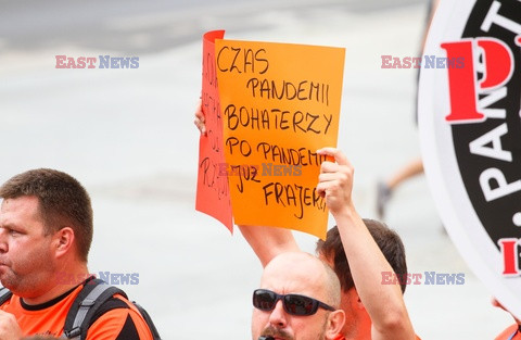 Protest ratowników medycznych