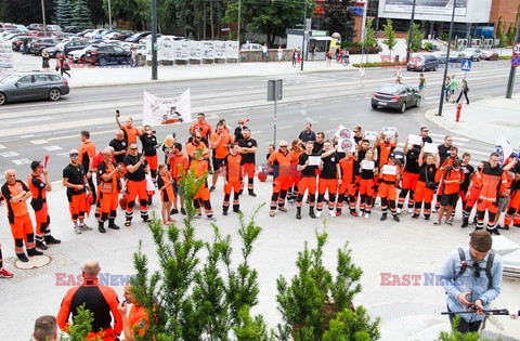 Protest ratowników medycznych