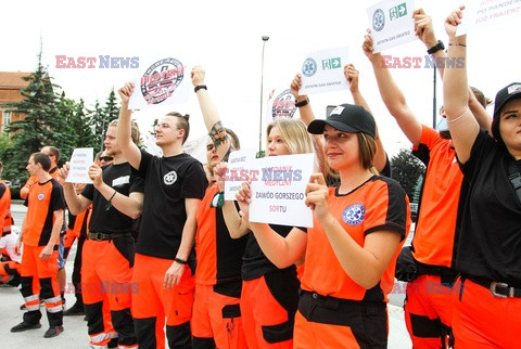 Protest ratowników medycznych