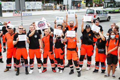 Protest ratowników medycznych