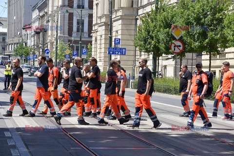 Protest ratowników medycznych