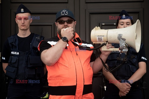 Protest ratowników medycznych