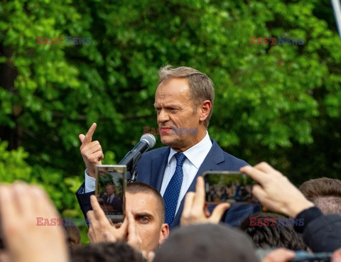 Donald Tusk na Uniwersytecie Warszawskim