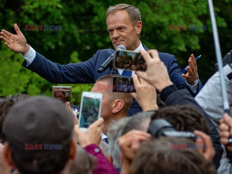 Donald Tusk na Uniwersytecie Warszawskim