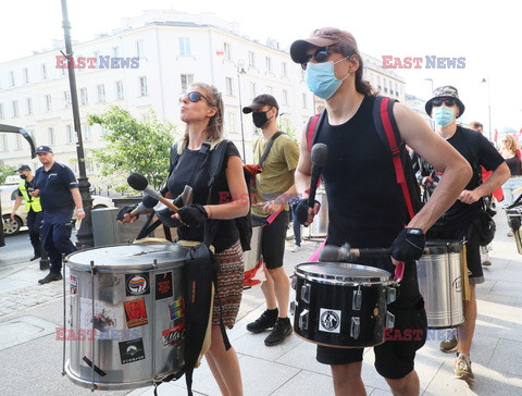 Protest organizacji lokatorskich w sprawie KPA