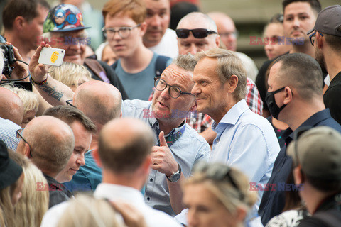 Akcja Kierunek przyszłość z Donaldem Tuskiem w Gdańsku