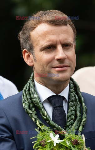 Prezydent Macron w Polinezji Francuskiej