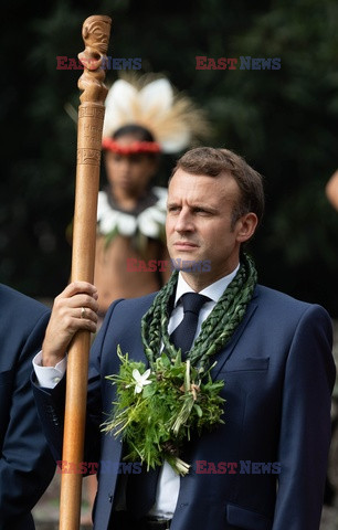 Prezydent Macron w Polinezji Francuskiej