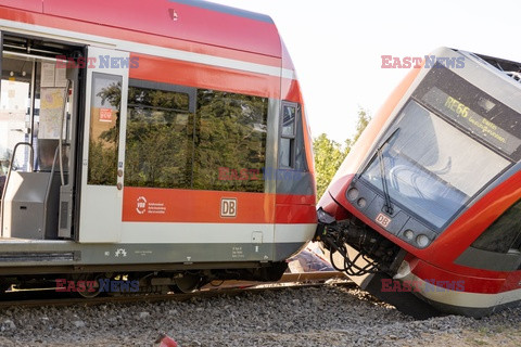 Kolbaskowo-Smolecin wypadek na przejeździe kolejowym pociągu z tirem