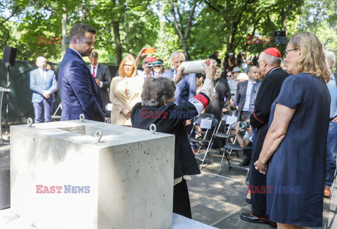Kamień węgielny pod Izbę Pamięci Powstańców Warszawy