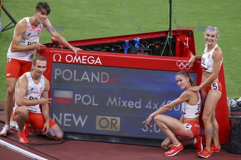 Tokio 2020 - złoty medal w sztafecie mieszanej 4x400