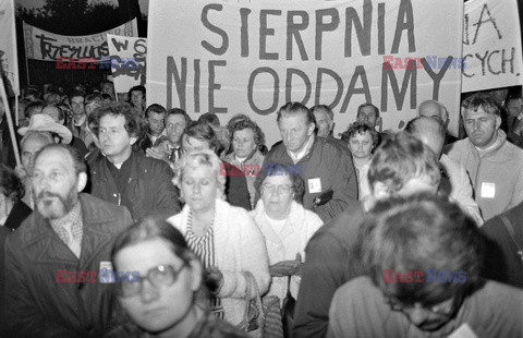 Strajki i demonstracje Solidarności