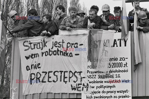 Strajki i demonstracje Solidarności