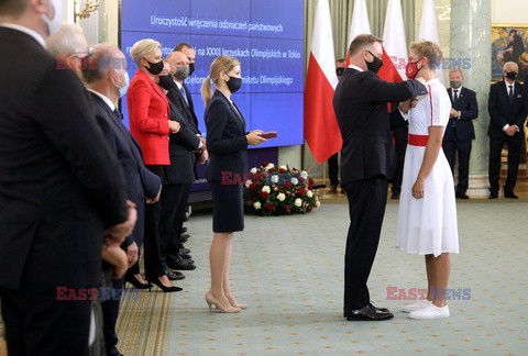 Wręczenie odznaczeń państwowych olimpijczykom z Tokio