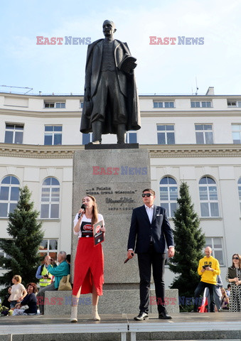 Protest przeciw segregacji sanitarnej