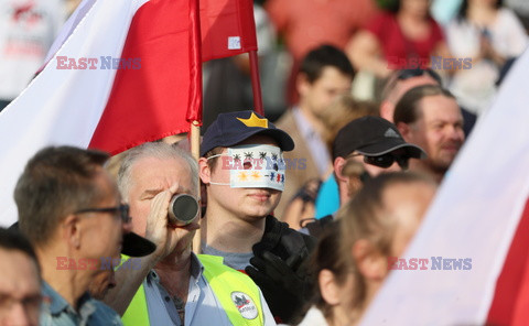 Protest przeciw segregacji sanitarnej