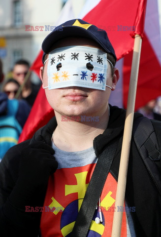 Protest przeciw segregacji sanitarnej