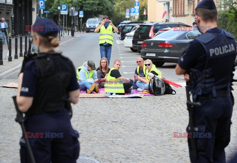 Protest przeciw segregacji sanitarnej