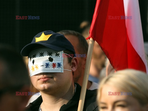 Protest przeciw segregacji sanitarnej