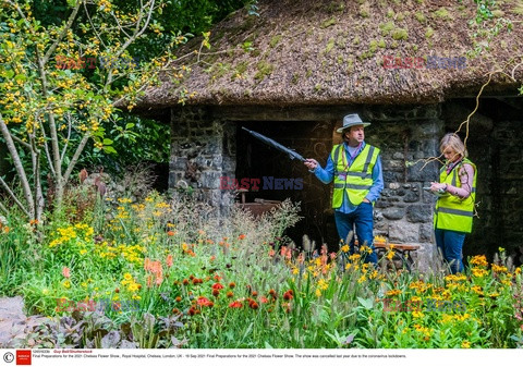 Przygotowania do Chelsea Flower Show 2021