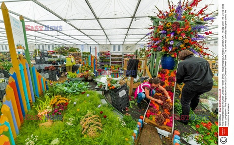 Przygotowania do Chelsea Flower Show 2021