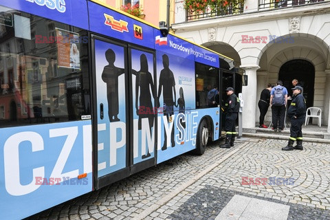 Punkt szczepień mobilnych w Świdnicy