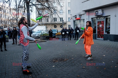 Antyfaszystowskie streetparty w Warszawie