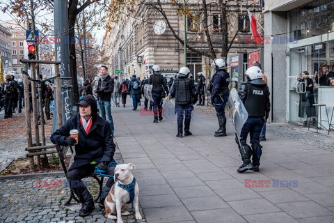 Antyfaszystowskie streetparty w Warszawie