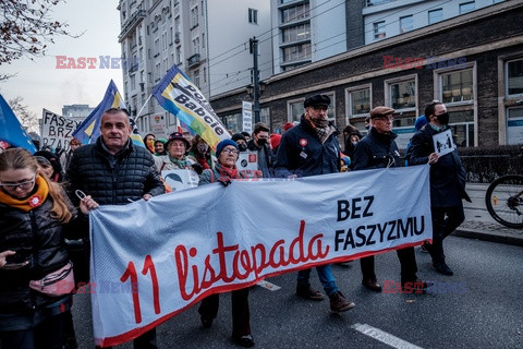 Antyfaszystowskie streetparty w Warszawie