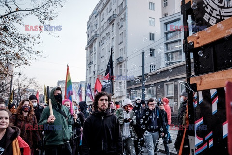 Antyfaszystowskie streetparty w Warszawie