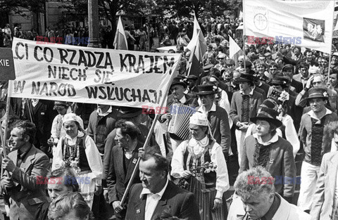 Strajki i demonstracje Solidarności