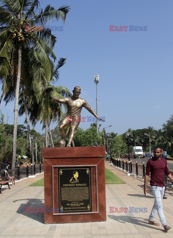 Pomnik Cristiano Ronaldo w Calangute