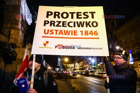 Protest przeciwko segregacji sanitarnej