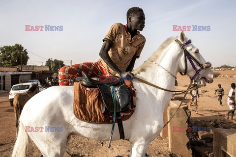 Tradycyjne wyścigi konne w Burkina Faso - AFP