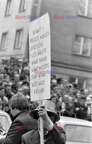 Strajki i demonstracje Solidarności