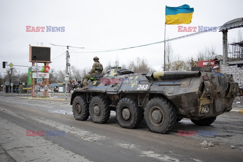 Wojna w Ukrainie - masakra cywilów w Buczy