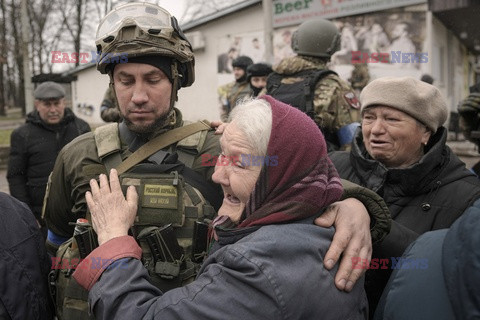 Wojna w Ukrainie - masakra cywilów w Buczy