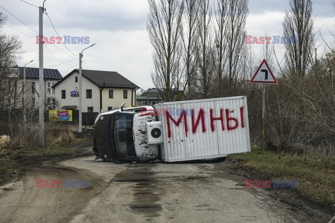 Wojna w Ukrainie - masakra cywilów w Buczy