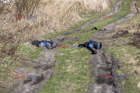 Wojna w Ukrainie - masakra cywilów w Buczy