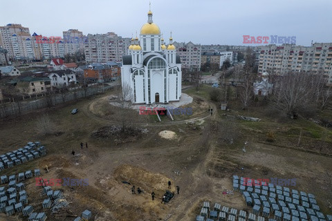 Wojna w Ukrainie - masakra cywilów w Buczy