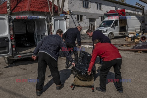 Wojna w Ukrainie - masakra cywilów w Buczy