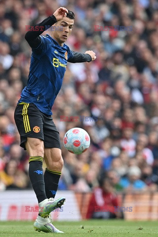 Christiano Ronaldo w czasie meczu Arsenal vs Manchester