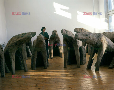 Magdalena Abakanowicz i jej rzeźby