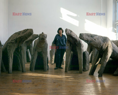 Magdalena Abakanowicz i jej rzeźby